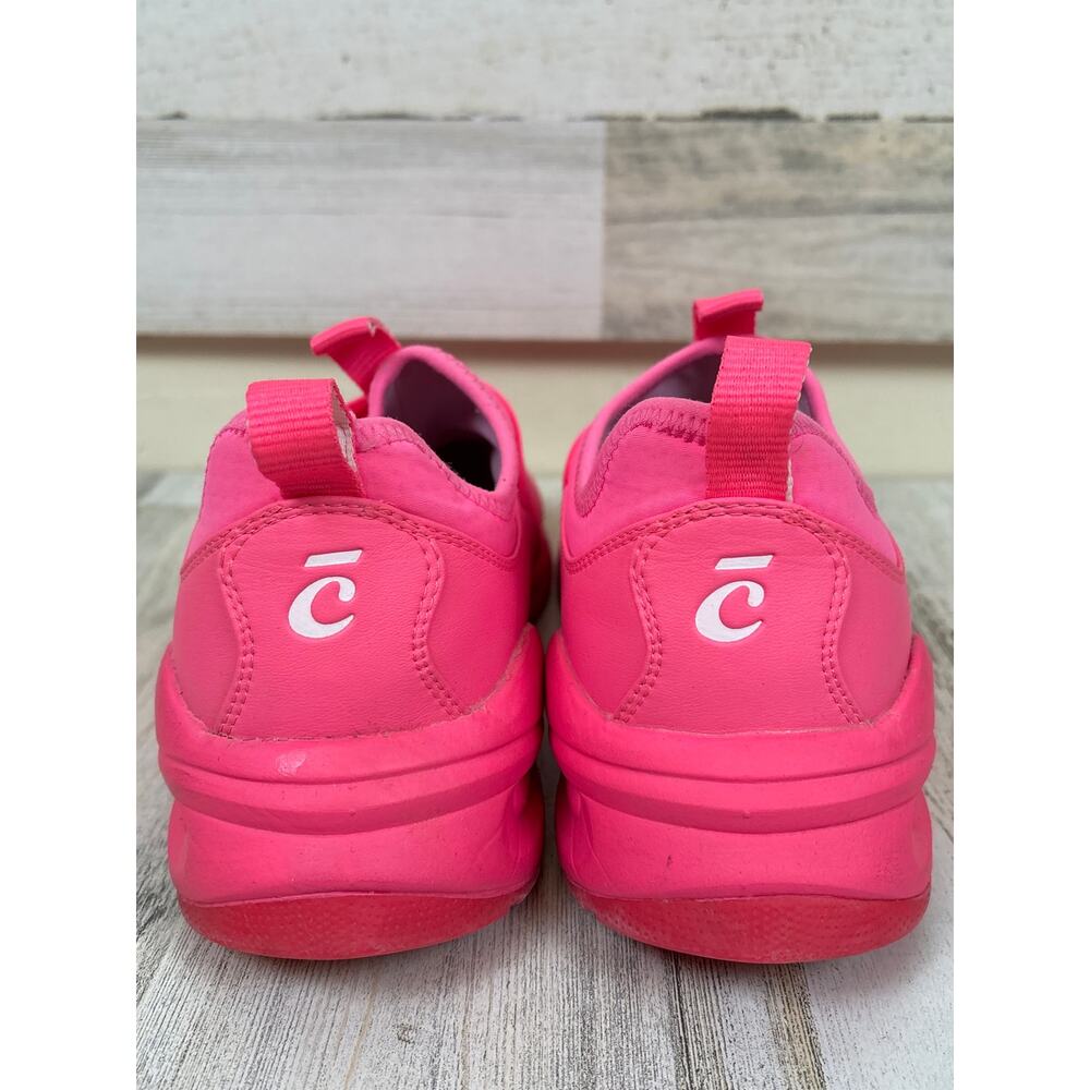 Clove Womens 8.5 Neon Pink Solo Nursing Shoes Healthcare Comfort Sneakers - Picture 4 of 9
